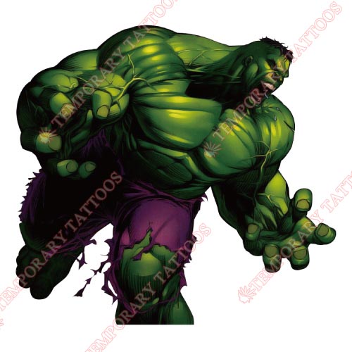 Hulk Customize Temporary Tattoos Stickers NO.163